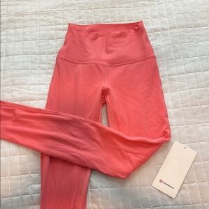 Lululemon Athletica Pink High-Waisted Leggings